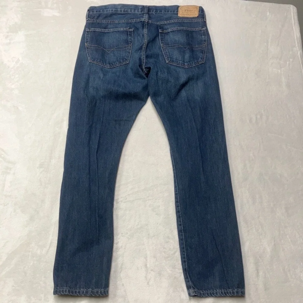 Polo Ralph Lauren Jeans Men 35x32 (Fit 34x31) Blue Sullivan Slim Stretch Preppy